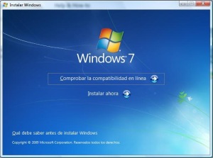 InstalarWindows7